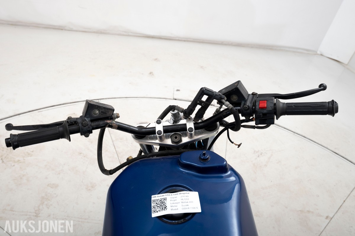 1986 Suzuki GSX-R 1100 SLINGSHOT - UTEN MINSTEPRIS!