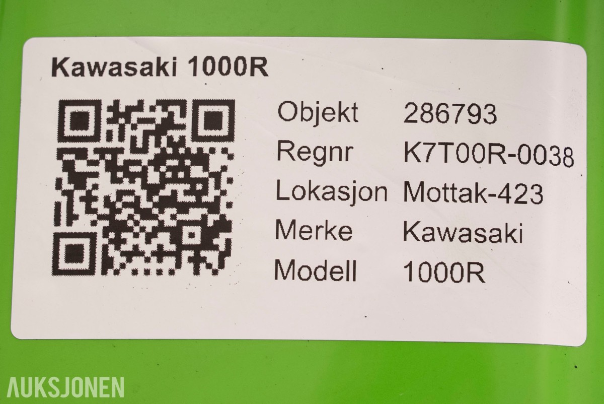 1982 Kawasaki 1000R - UTEN MINSTEPRIS! 