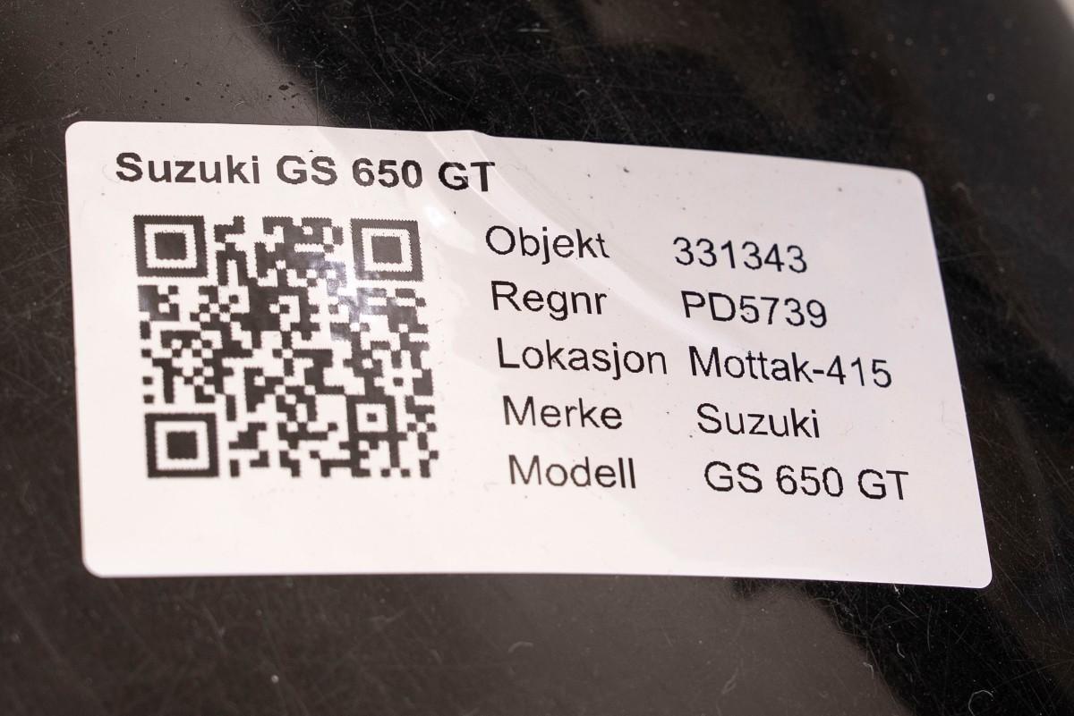1981 Suzuki GS 650 GT - UTEN MINSTEPRIS! 