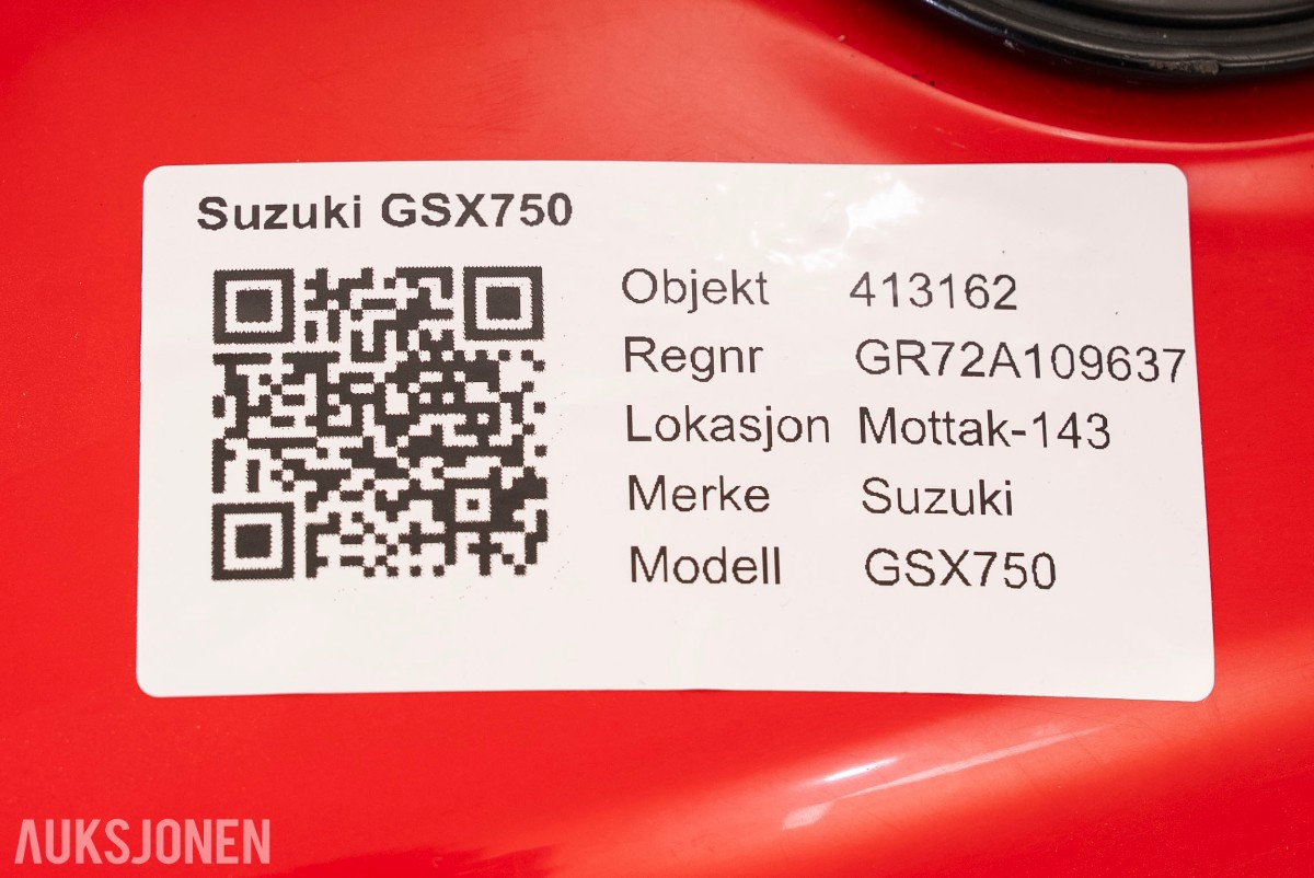 1984 Suzuki GSX750 - UTEN MINSTEPRIS! 