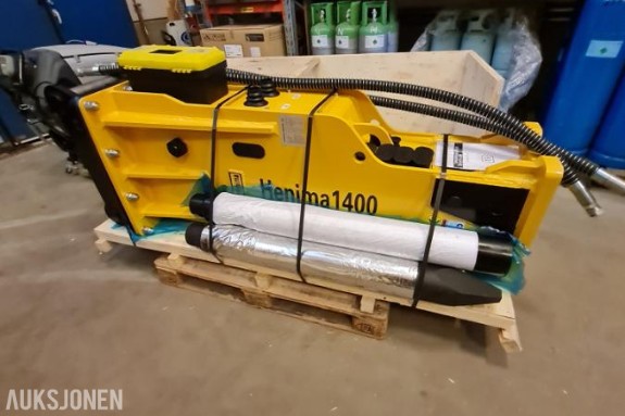 NY HENIMA 1400 PIGGHAMMER TIL 18-26 TONNS GRAVEMASKIN S70 M/GARANTI