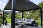 Heavy Duty 4x4x2,5m pergola med motor & fjernkontroll