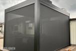 Heavy Duty 4x4x2,5m pergola med motor & fjernkontroll