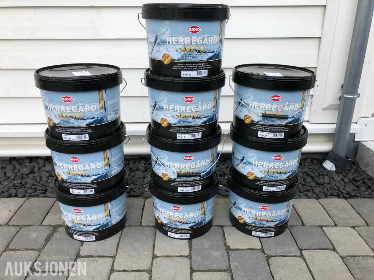 Utendørsmaling 125kg/100 liter - velg farge selv!
