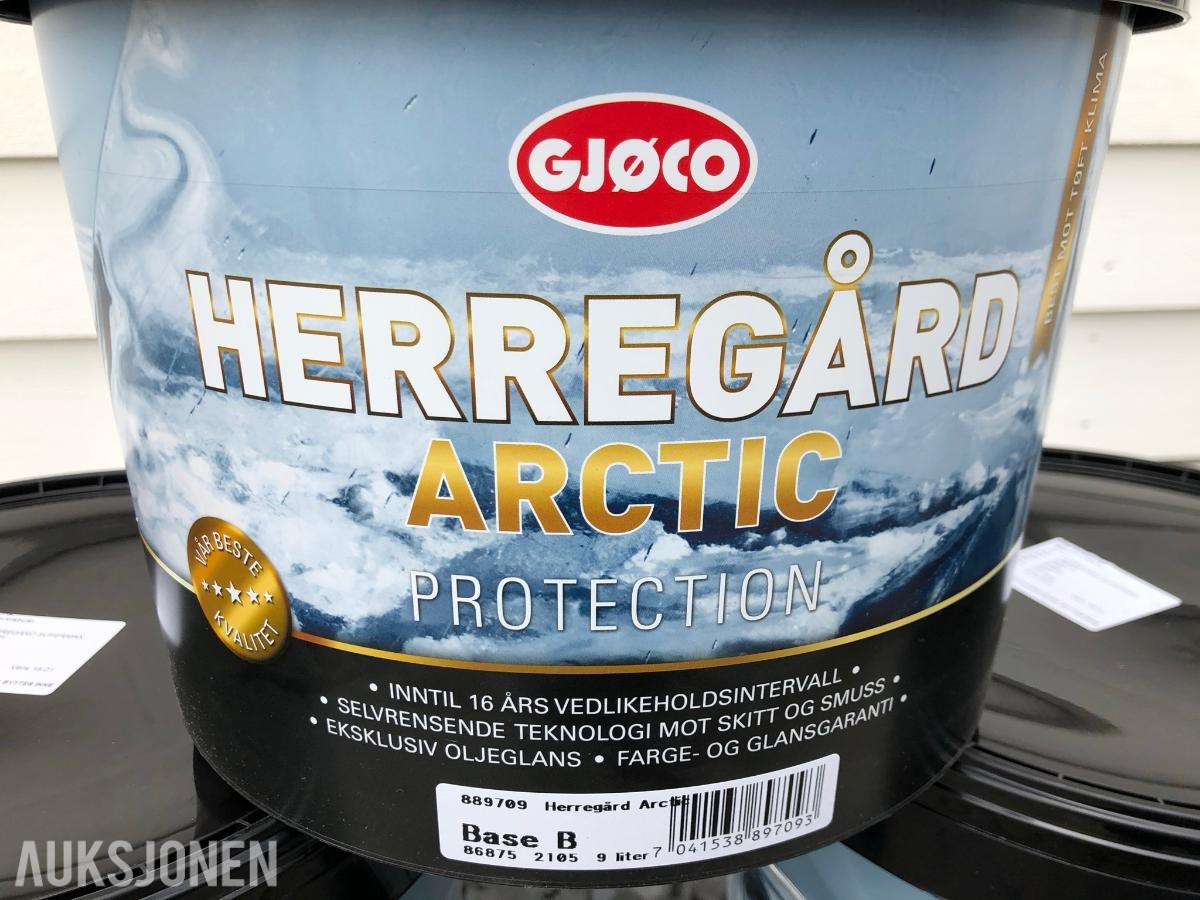 Utendørsmaling 125kg/100 liter - velg farge selv!