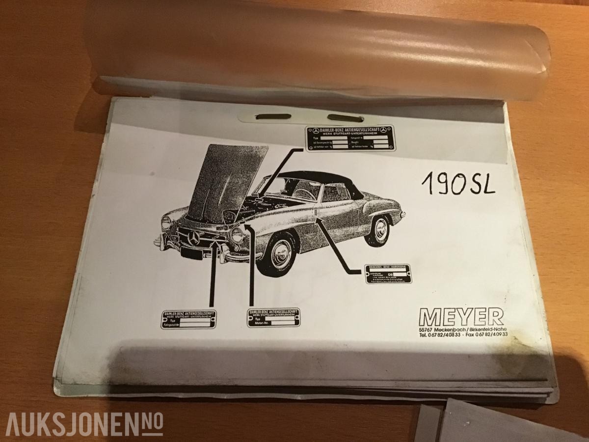 1957 Mercedes-Benz 190 SL Cabriolet 
