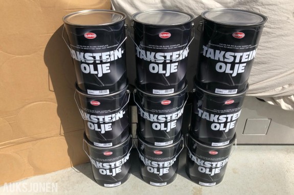 Taksteinolje - takmaling 90 liter ca 400m2