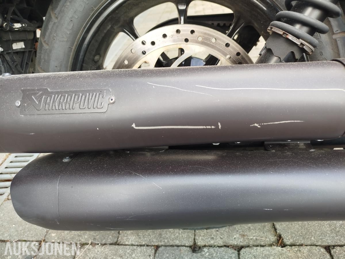 2017 VICTORY OCTANE 1200cm 105HK LAV KILOMETER KUN 8035KM AKRAPOVIC