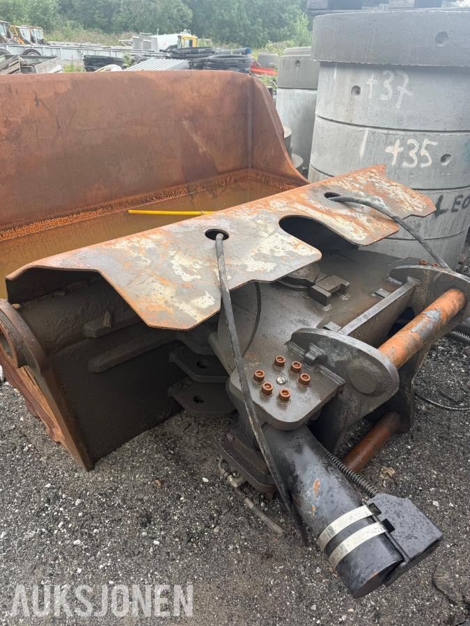2022 Gjerstad Hydraulisk pusse skuffe med S80 feste