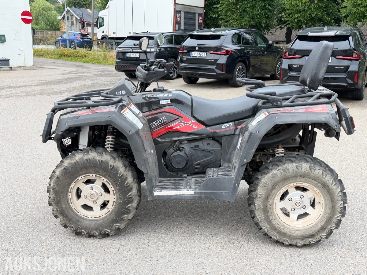 Hisun Forge 550 ATV / 80 timer / Vinsj