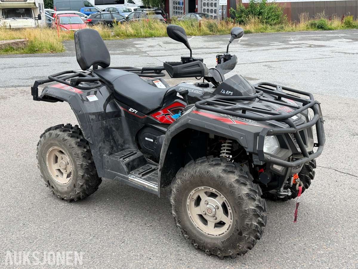 Hisun Forge 550 ATV / 80 timer / Vinsj