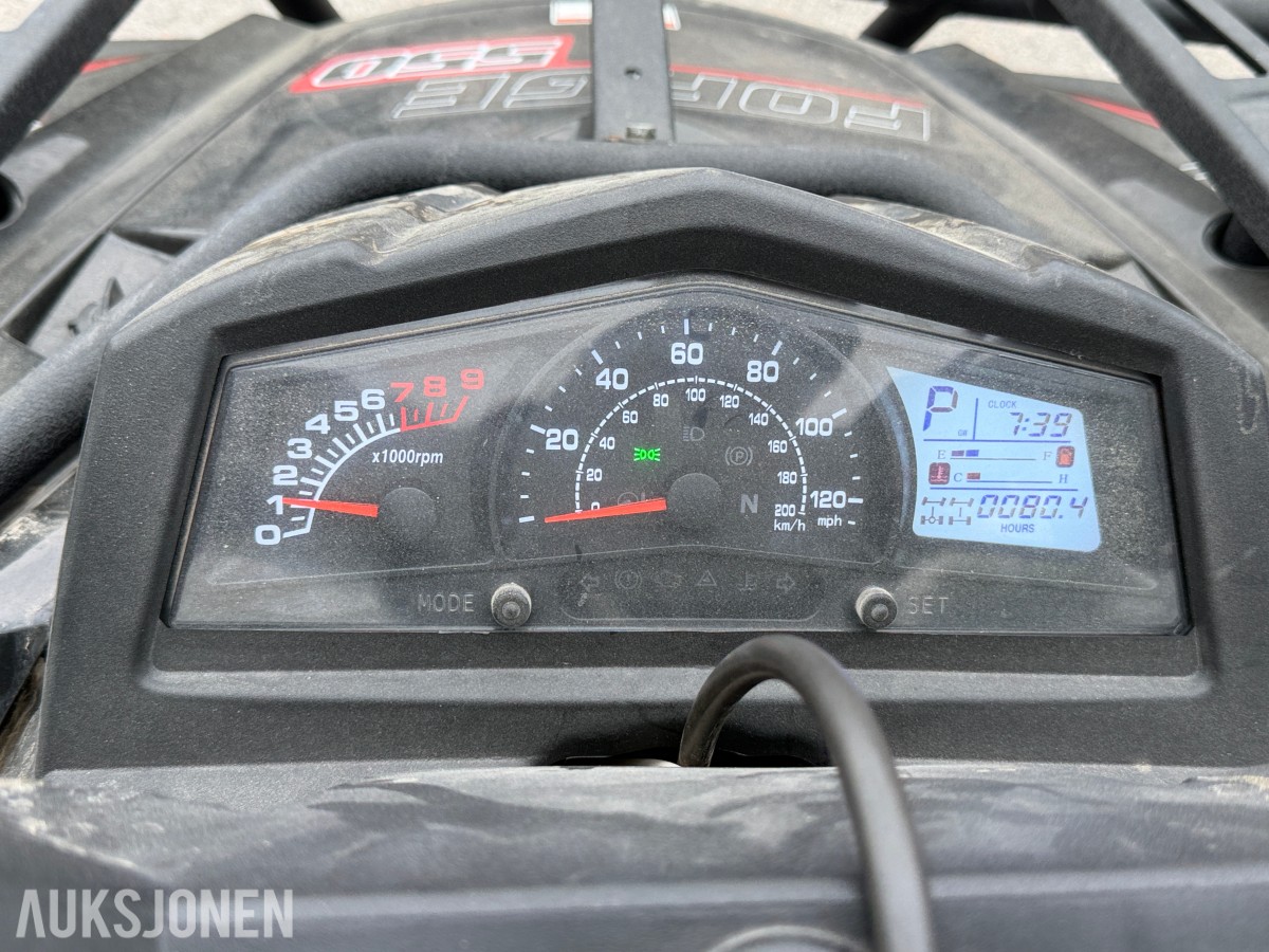 Hisun Forge 550 ATV / 80 timer / Vinsj