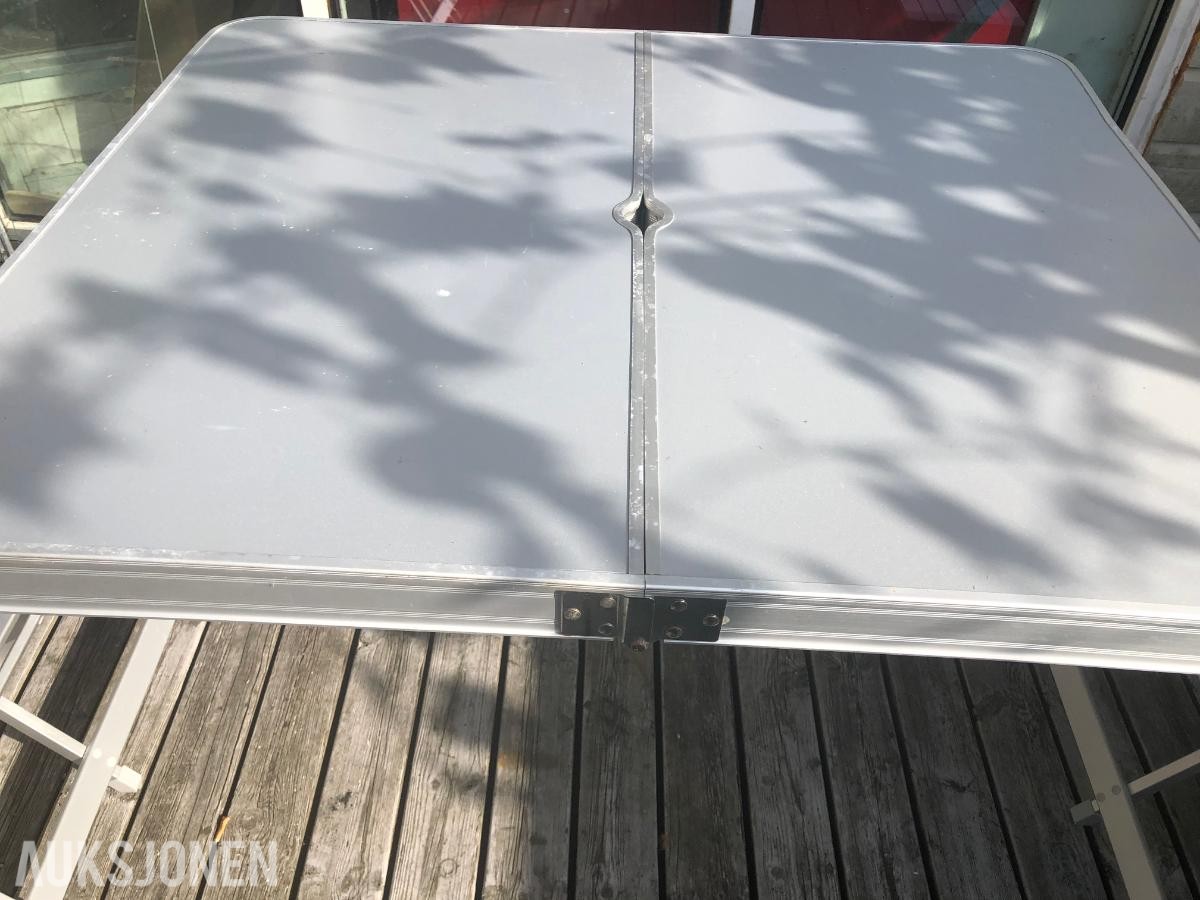 4-seters campingbord i aluminium