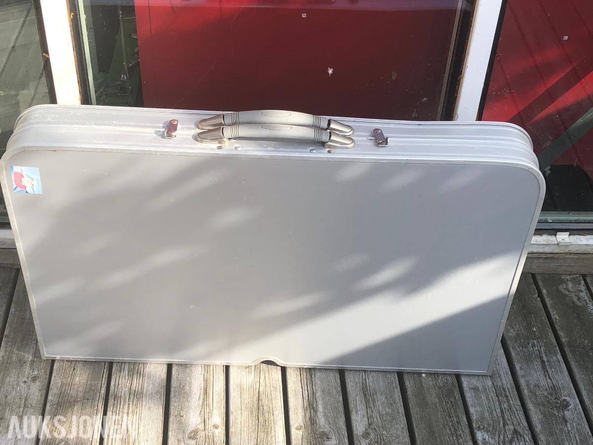 4-seters campingbord i aluminium