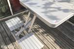 4-seters campingbord i aluminium