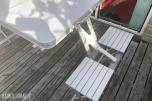 4-seters campingbord i aluminium
