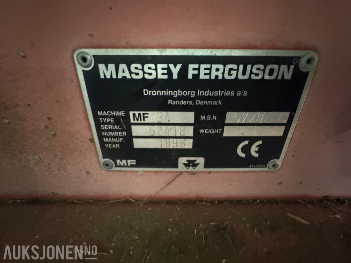 1996 Massey Ferguson MF 34 skurtresker