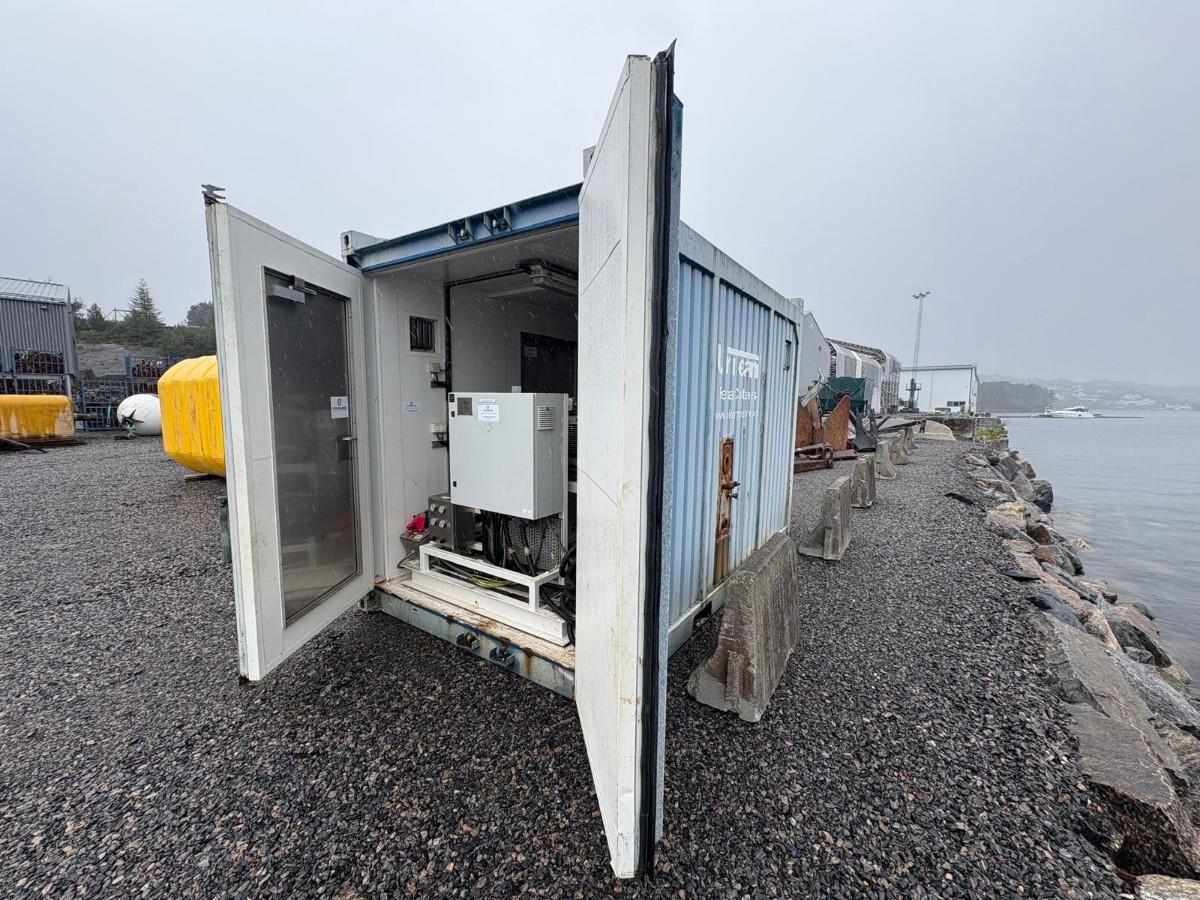 2013 Høyttrykkspyleranlegg i 20 fots container
