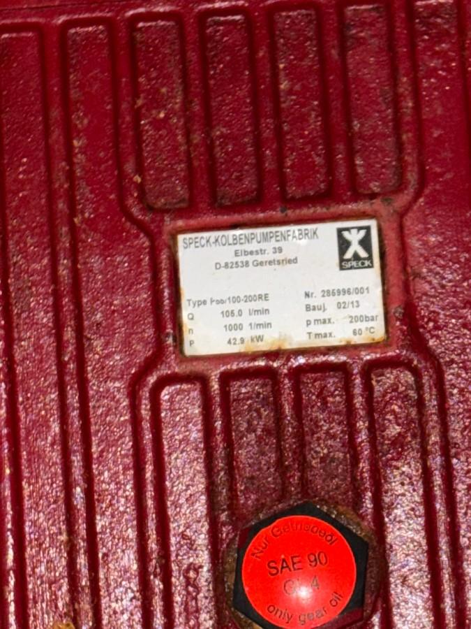 2013 Høyttrykkspyleranlegg i 20 fots container