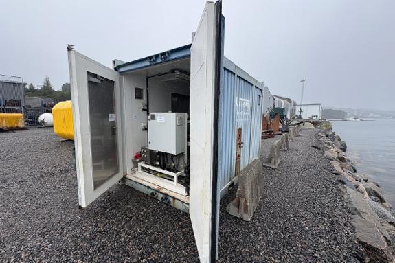 2013 Høyttrykkspyleranlegg i 20 fots container