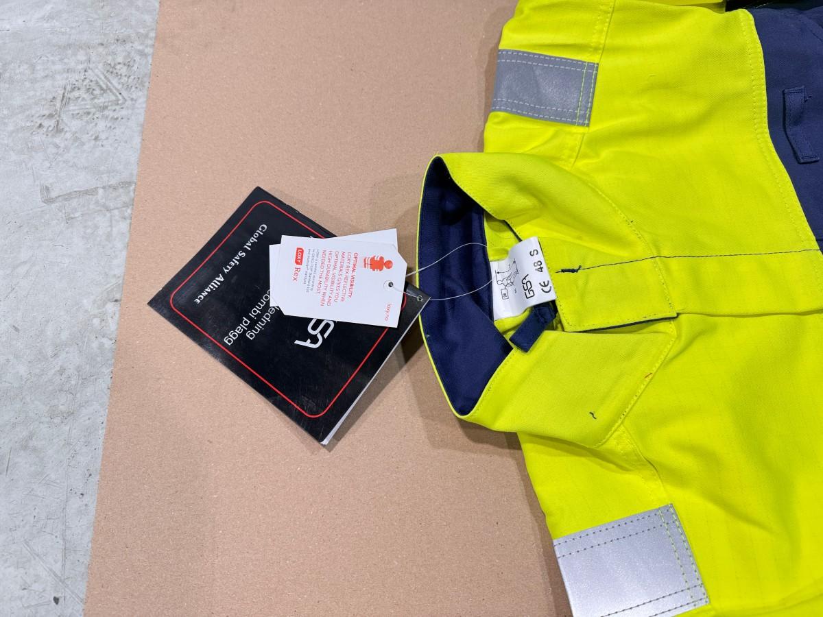 9 stk GSA HiVis arbeidsjakker gul/marine i størrelse 48/S