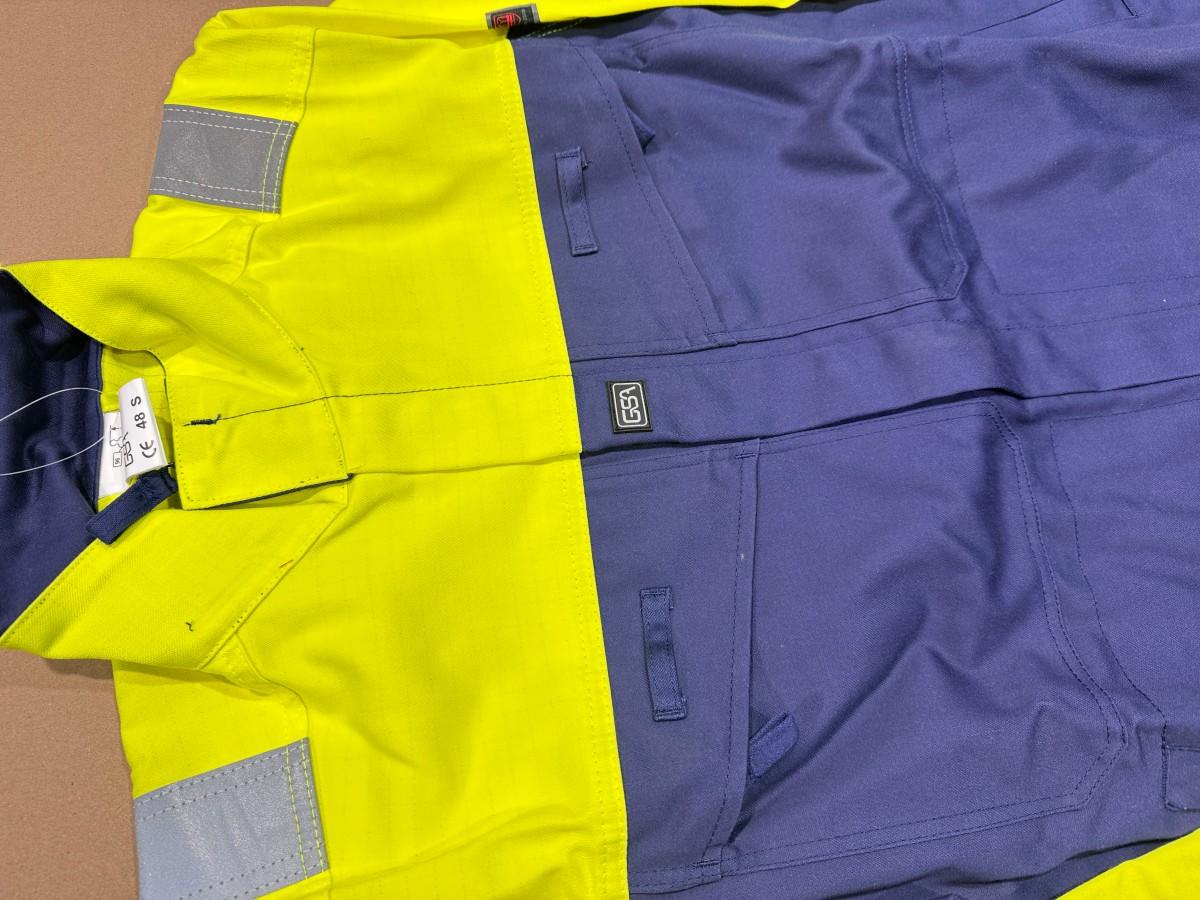 9 stk GSA HiVis arbeidsjakker gul/marine i størrelse 48/S