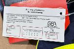 9 stk GSA HiVis arbeidsjakker gul/marine i størrelse 48/S