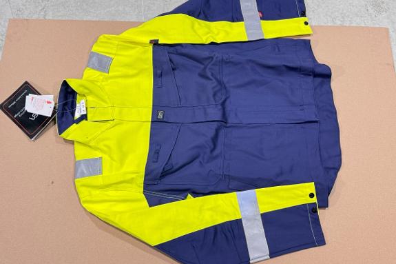 9 stk GSA HiVis arbeidsjakker gul/marine i størrelse 48/S