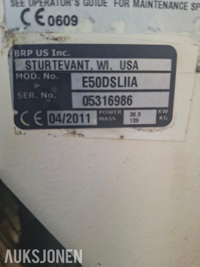 2011 Pro Rib 16 fot med evinrude etec 50hk
