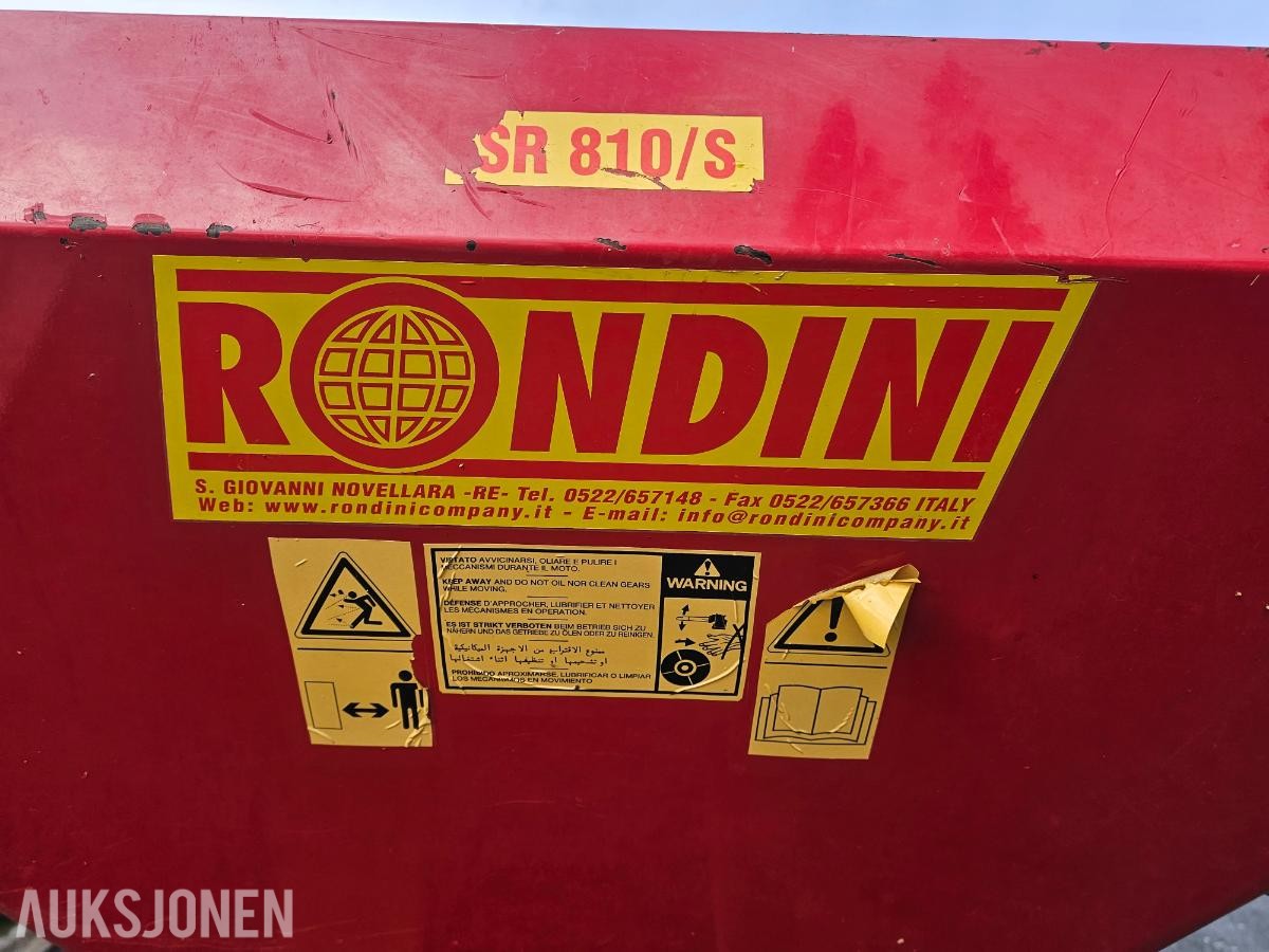 Rondini SR 810/S gjødselsspreder - mva fri