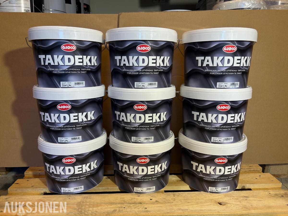 Orange/rød Takdekk - takmaling ca 540 m2 - 108kg/90L