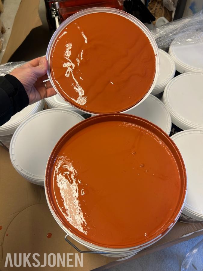 Orange/rød Takdekk - takmaling ca 540 m2 - 108kg/90L