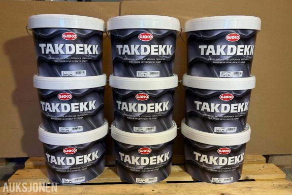 Orange/rød Takdekk - takmaling ca 540 m2 - 108kg/90L