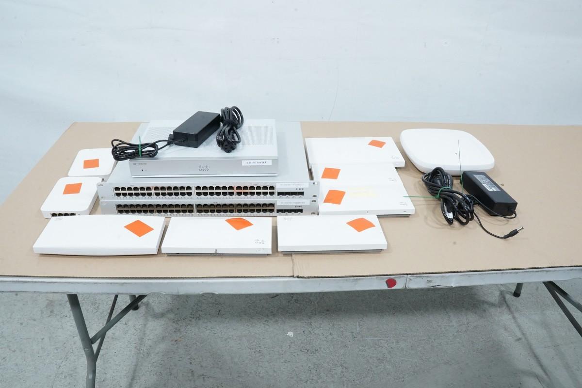 Cisco Meraki nettverksutstyr – access points, switcher og router