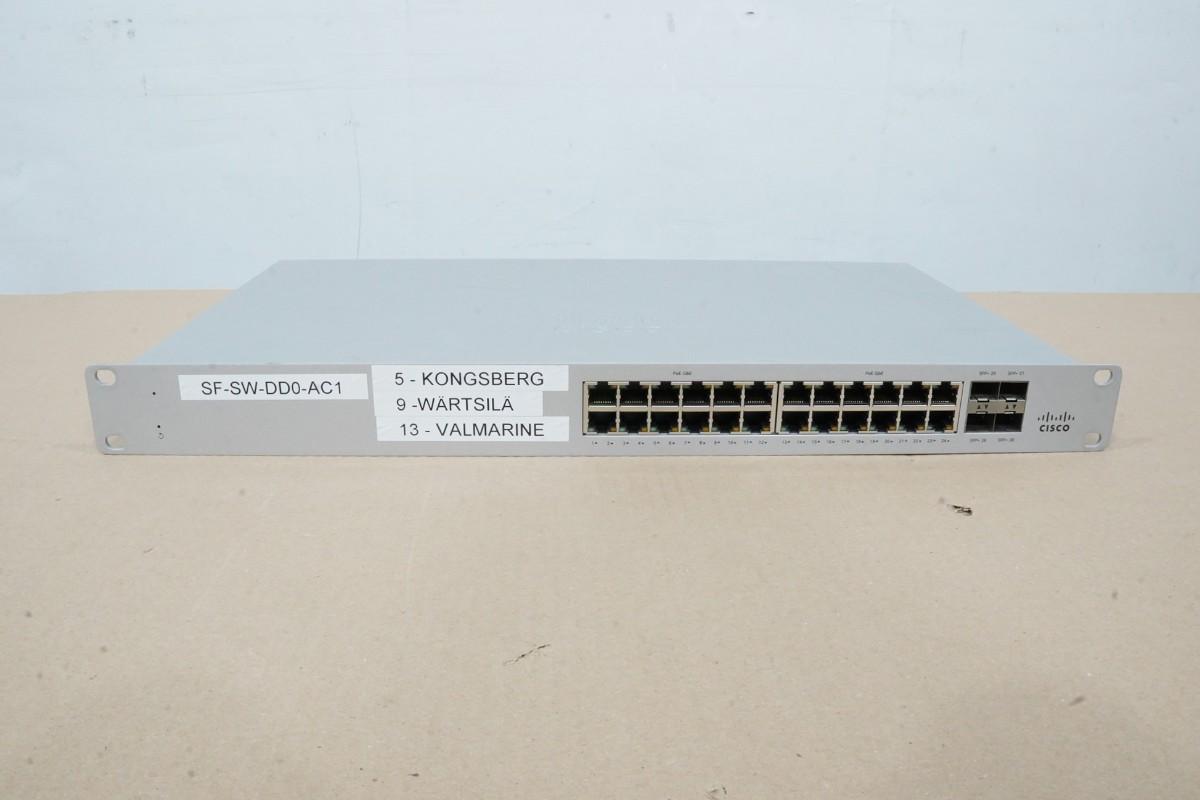Cisco Meraki nettverksutstyr – switcher og access points