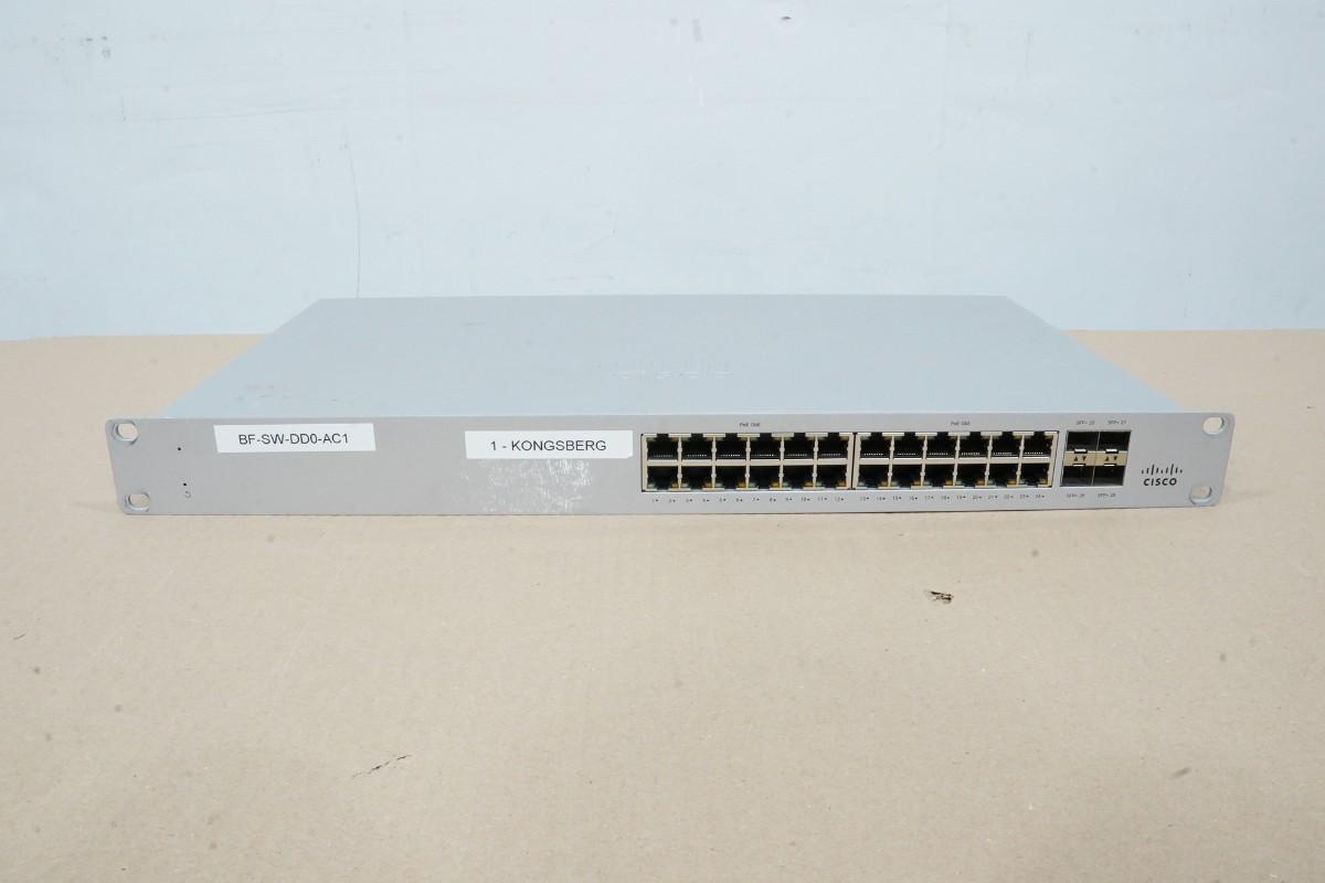 Cisco Meraki nettverksutstyr – switcher, aksesspunkter og kabler