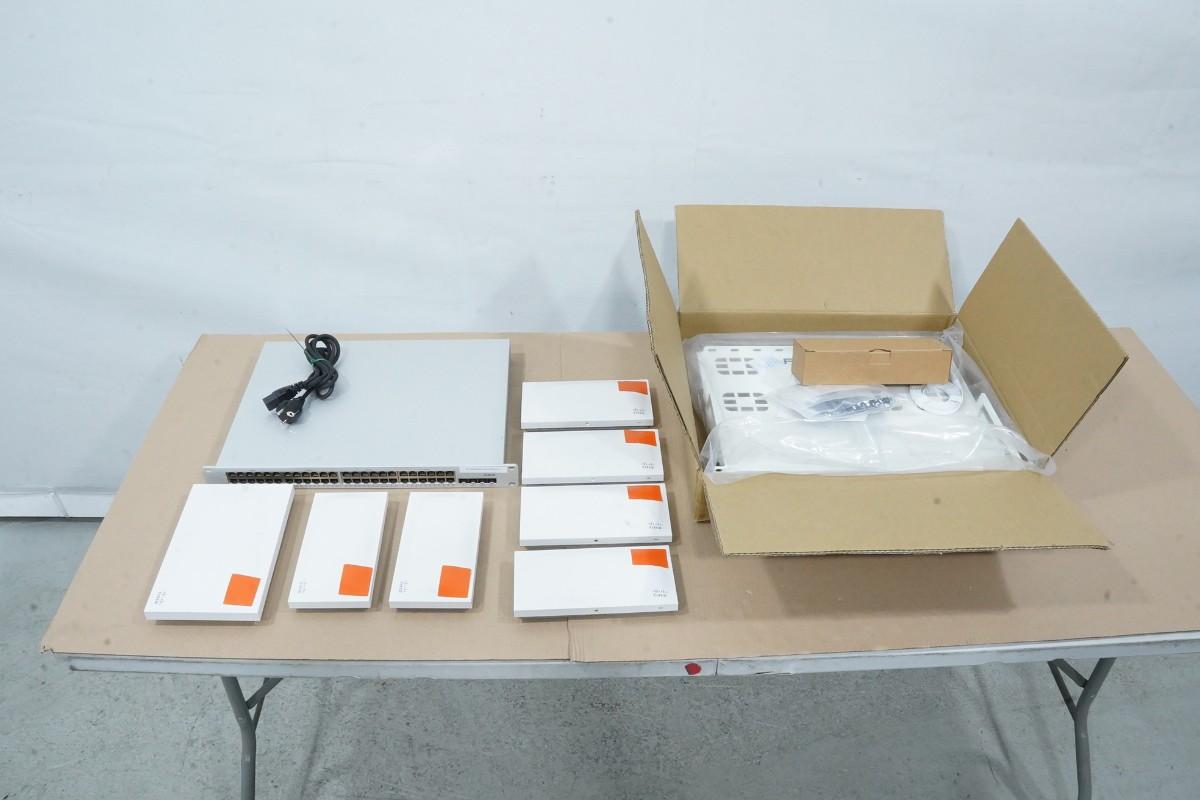 Cisco Meraki nettverksutstyr – MS210-48LP switch og MR-serie aksesspunkter
