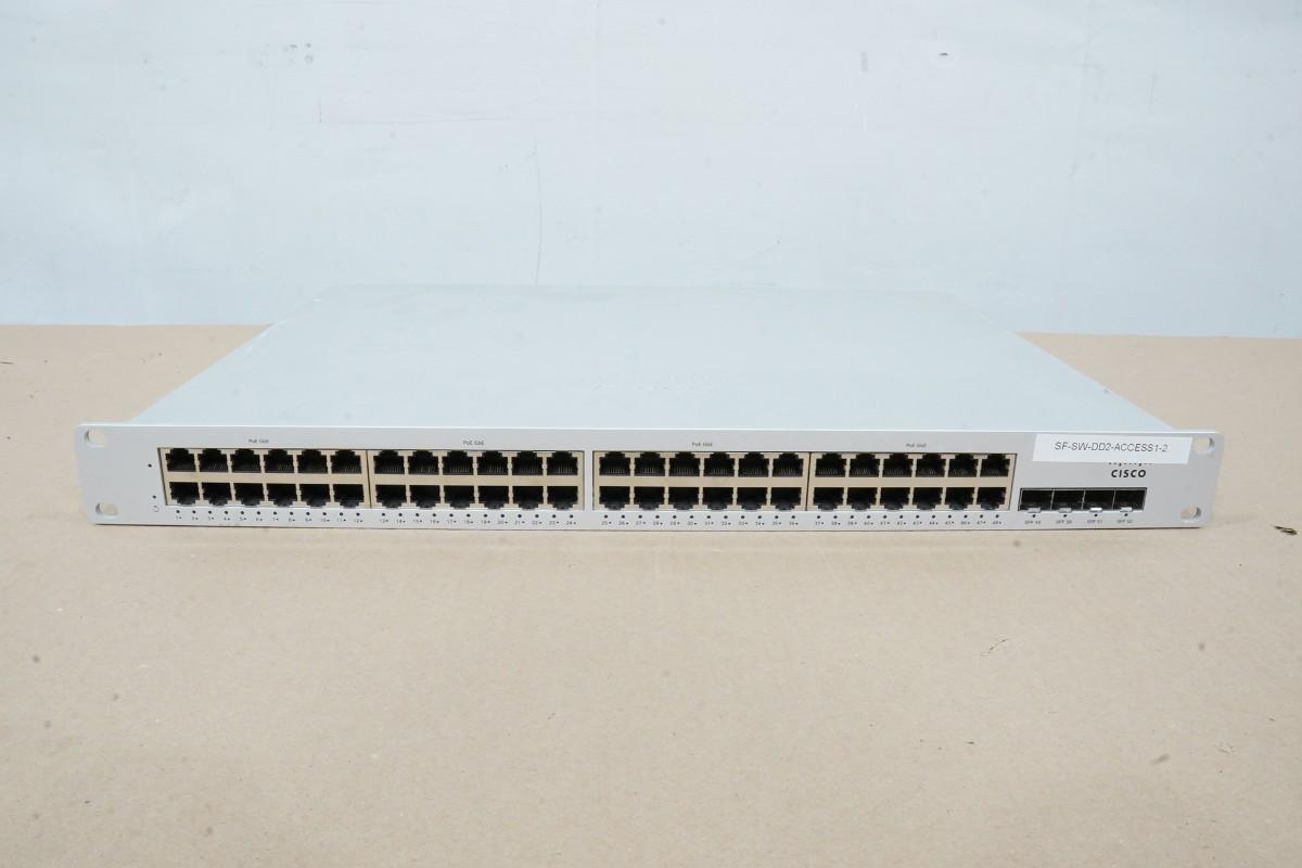 Cisco Meraki nettverksutstyr – MS210-48LP switch og MR-serie aksesspunkter