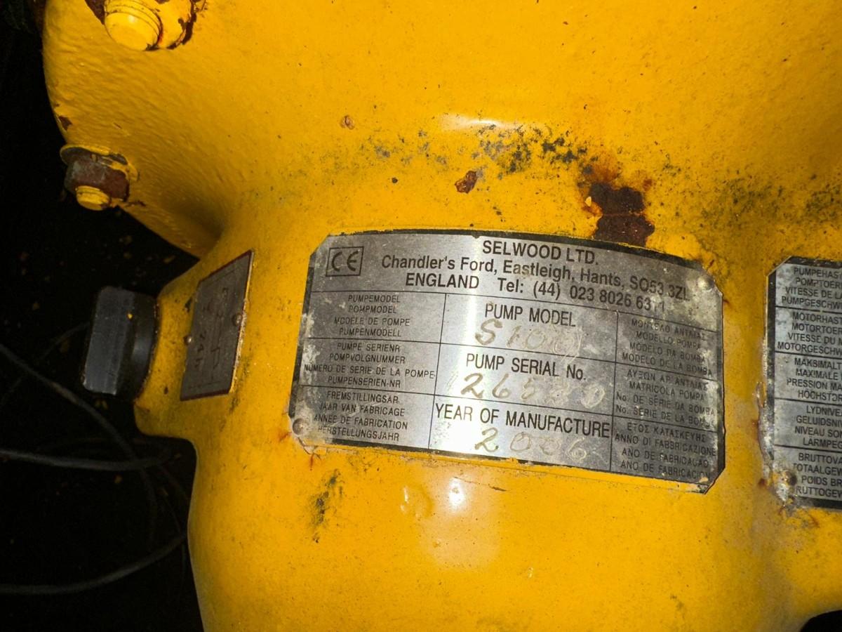 Selwood S100 dieselaggregat – 2006 – 8322 timer - støydempet kapsling