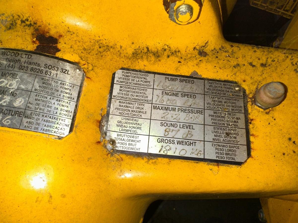 Selwood S100 dieselaggregat – 2006 – 8322 timer - støydempet kapsling