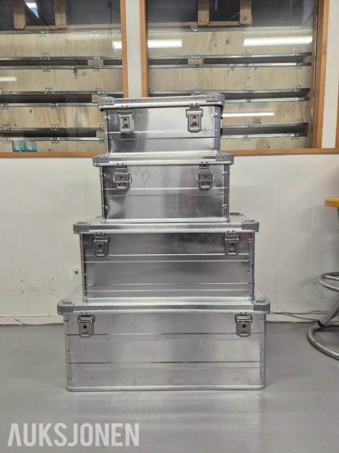 NY! Perfekt til Lagring Toughbox Aluminiumkasser Sett - 4 Stk