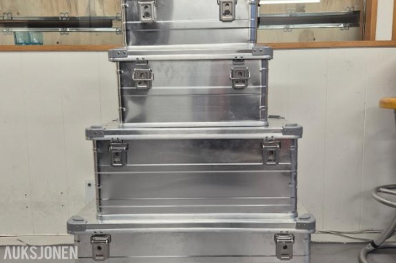 NY! Perfekt til Lagring Toughbox Aluminiumkasser Sett - 4 Stk