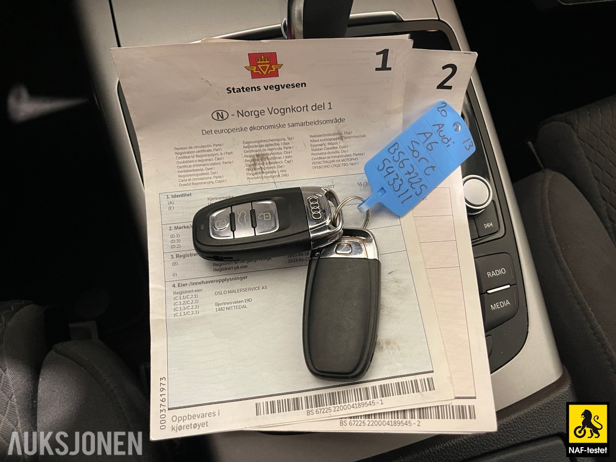 2013 Audi A6 2.0 TDI 177HK AUTOMAT BOSE SPORTSSETER