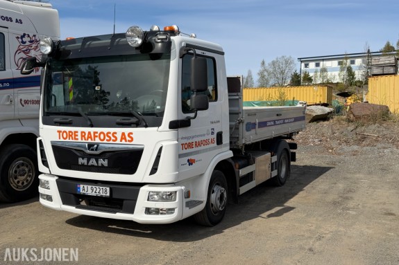 2020 MAN TGL 8.220 4X2 TIPMATIC MEILLER 3-VEIS TIPP WEBASTO RYGGEKAMERA