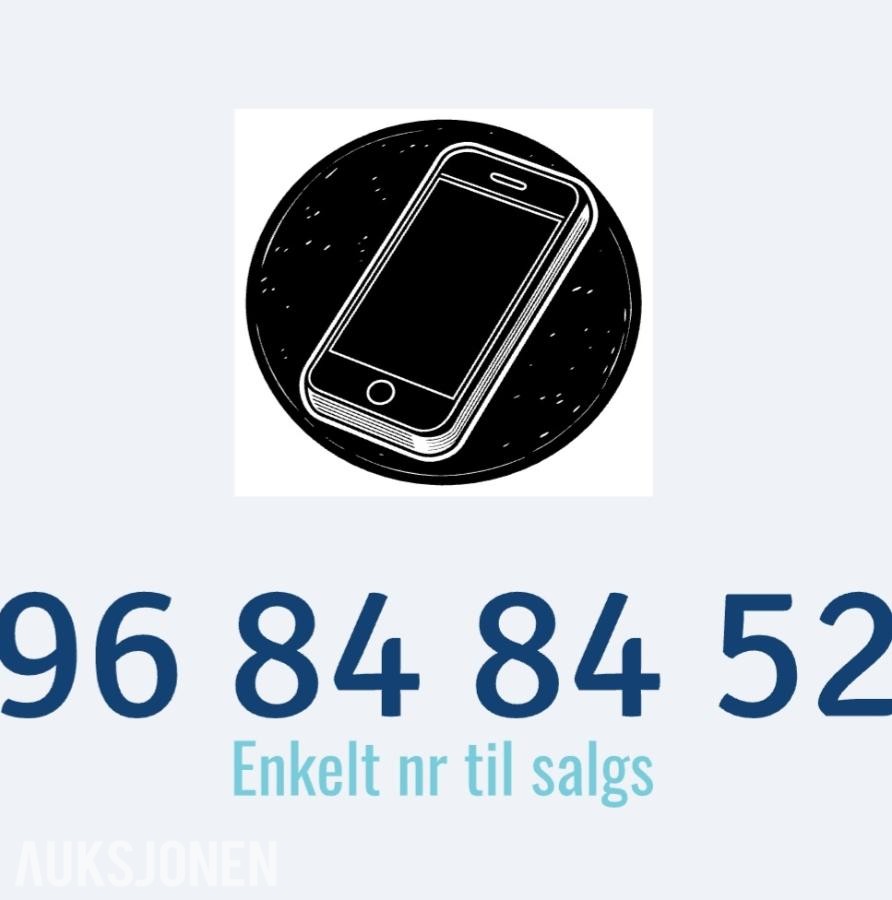 Gullnummer selges: 96 84 84 52