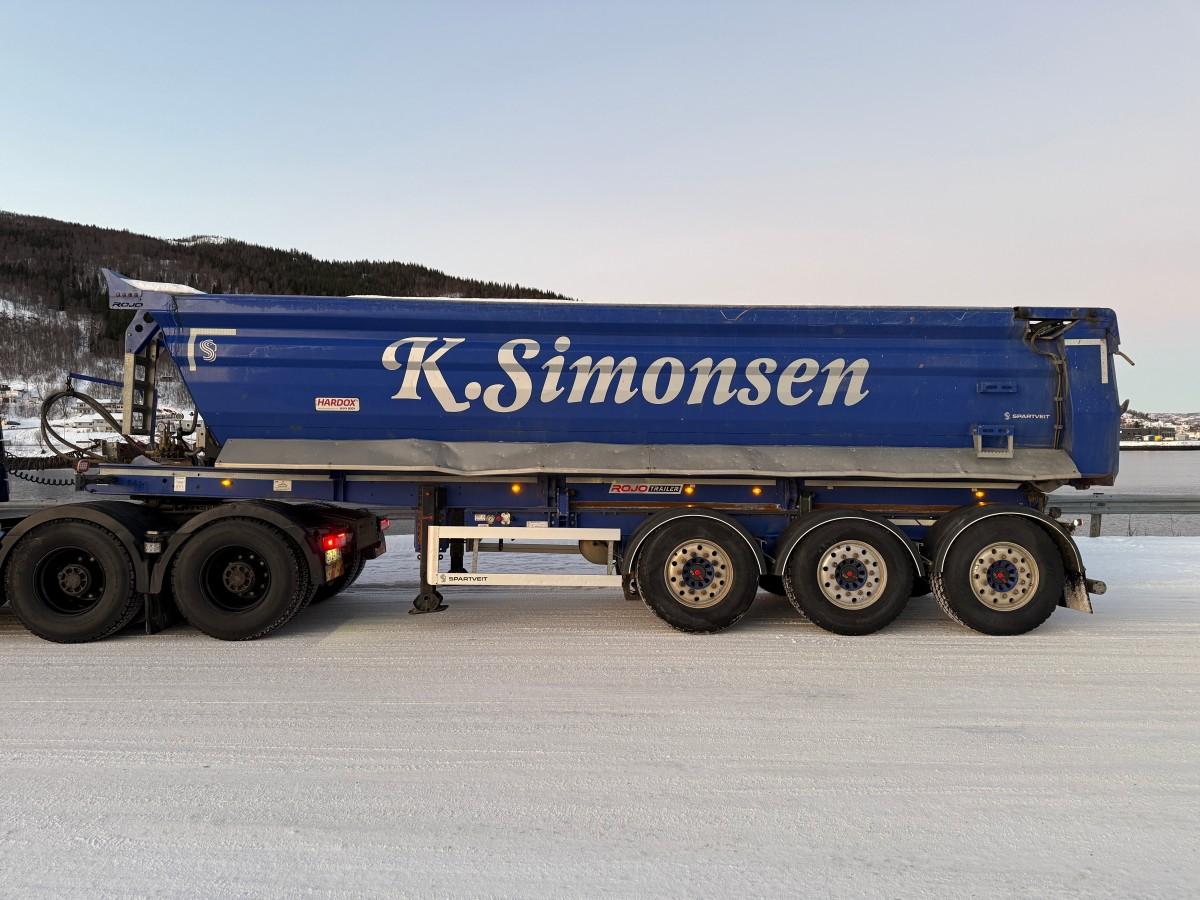 2023 ROJO SKANDHARD 500 25 M3 Dumpersemi m/boggieskyv DSE-3