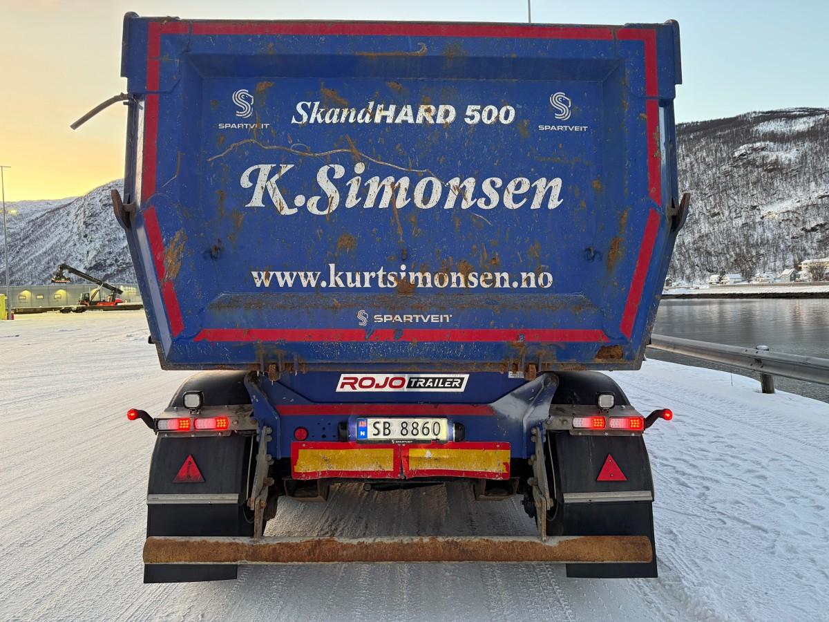 2023 ROJO SKANDHARD 500 25 M3 Dumpersemi m/boggieskyv DSE-3