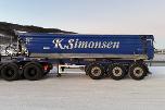 2023 ROJO SKANDHARD 500 25 M3 Dumpersemi m/boggieskyv DSE-3