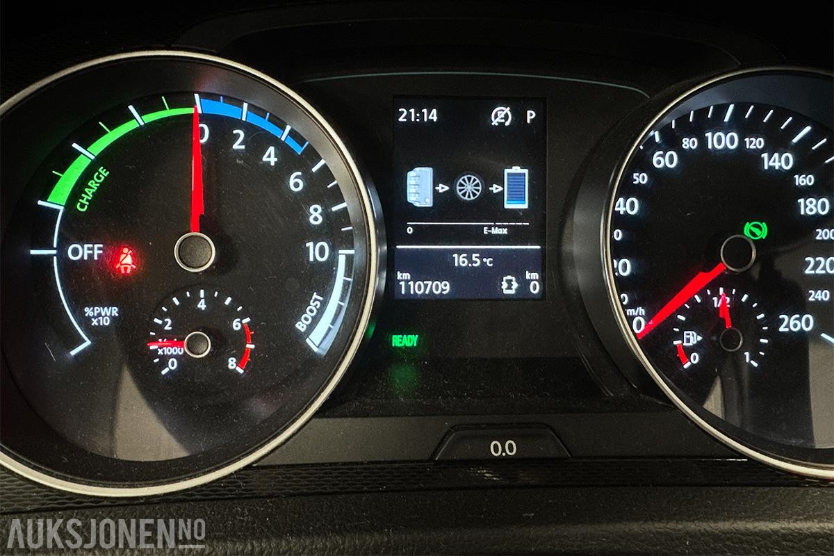 2016 Volkswagen Golf, GTE 1.4-150, 110709km Lav km, nylig EU-godkjent