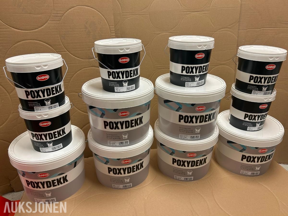 Epoxy ca 330 m2 / 65 kg. Ny/uåpnet leveringsklar